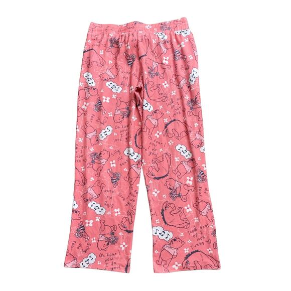 DISNEY Womens Size Large Pull On Sleep Pajama Lounge Winnie the Pooh PJ Pants - Picture 2 of 5